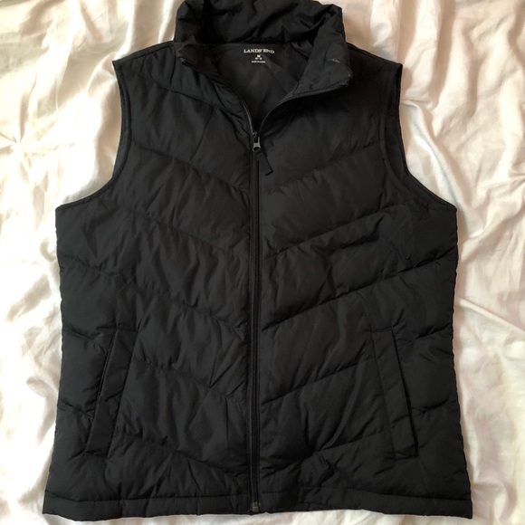 Lands' End Jackets & Blazers - Lands’ End Black Vest